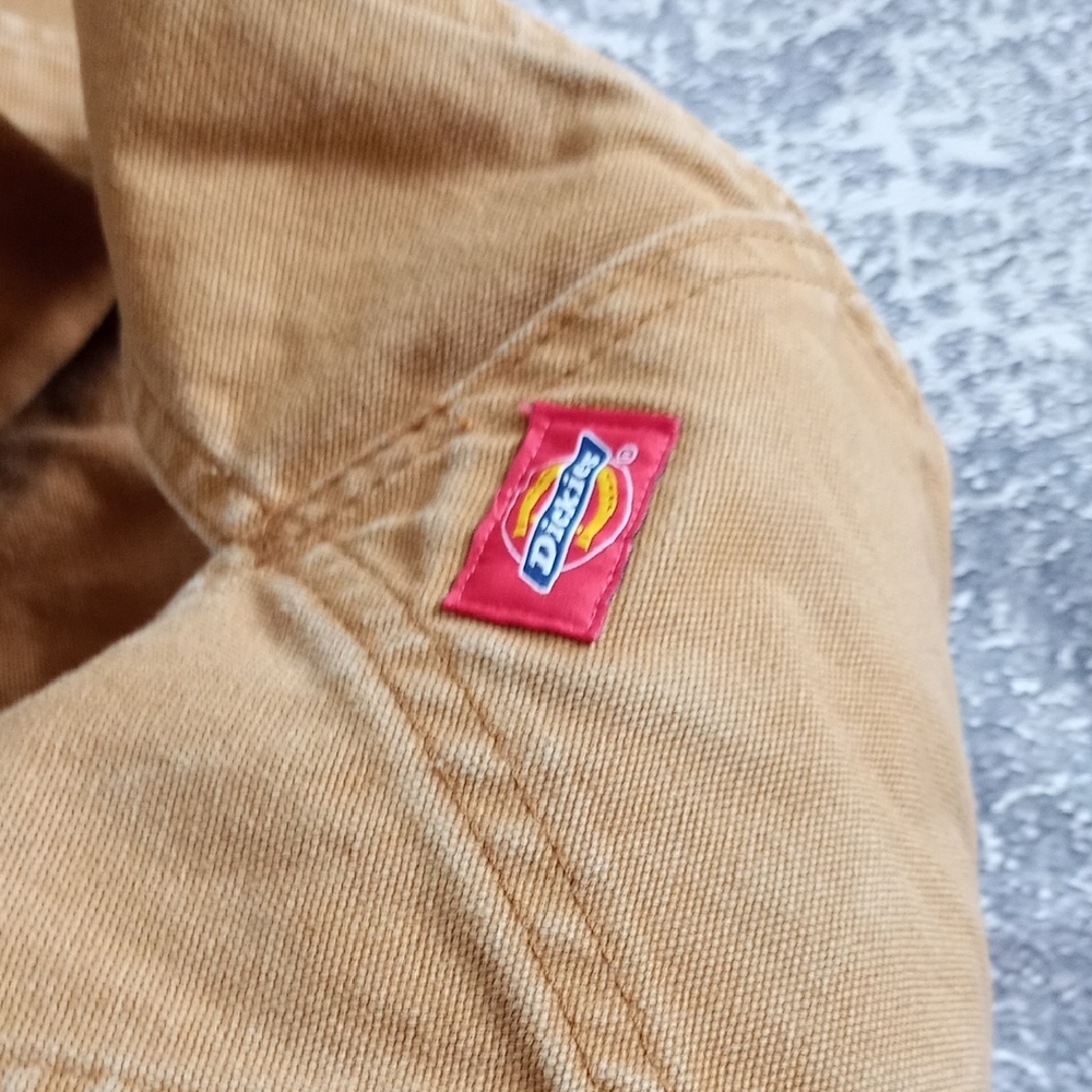 Dickies Brown Denim Overalls WORKWEAR UNISEX WIDE W216490 - Picture 12 of 15